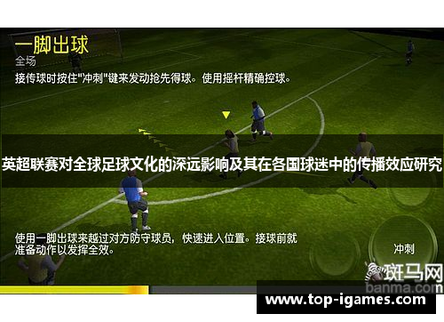 英超联赛对全球足球文化的深远影响及其在各国球迷中的传播效应研究
